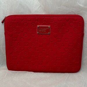 Marc by Marc Jacobs Scarlet Red Laptop Sleeve